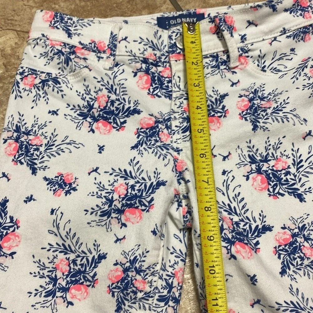 Girl’s Old Navy Rockstar size 10 Floral Jeggings Casual Denim Back to  School